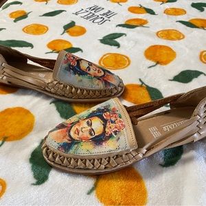 Frida Kahlo Leather Huarache Shoes